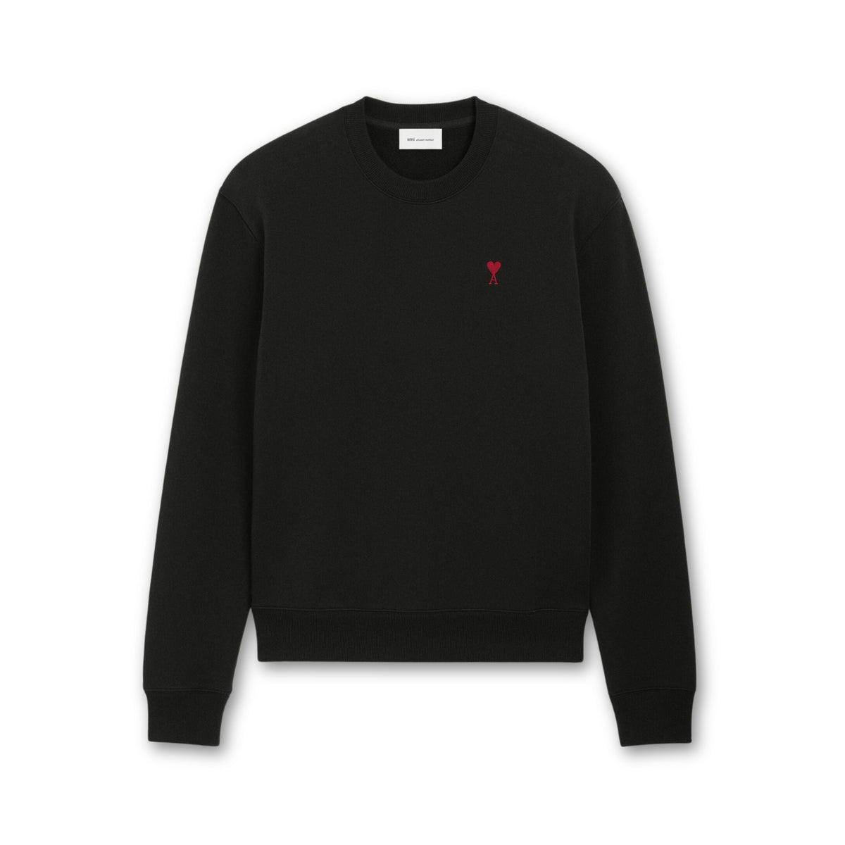 Ami Paris Ami de Coeur Sweatshirt Black - OnSize