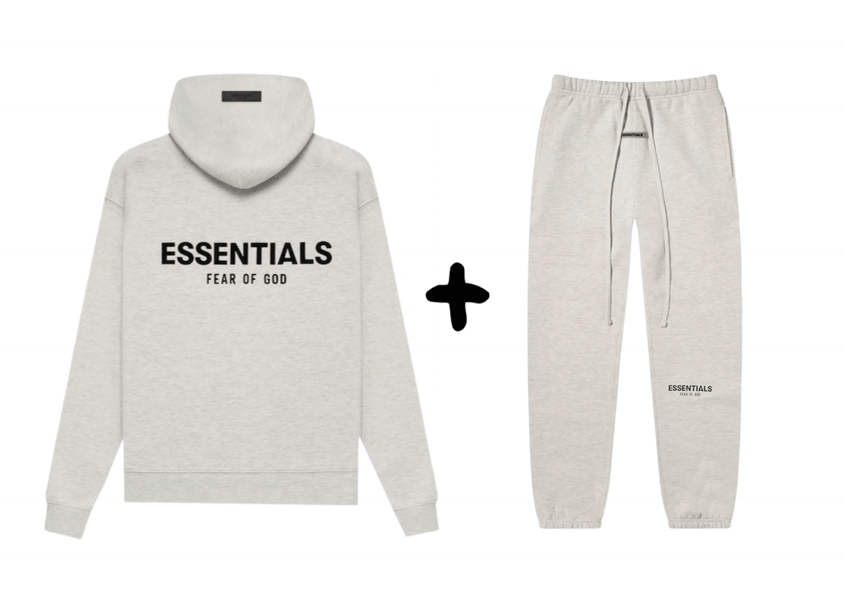 Fear of God Essentials Light Oatmeal Set - OnSize