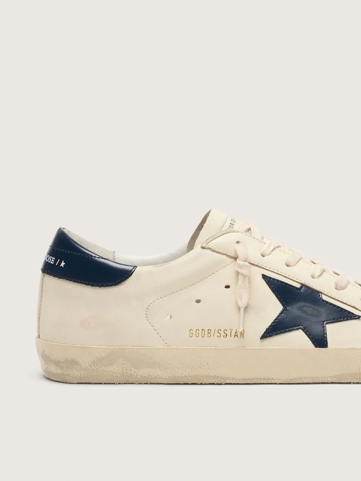 Golden Goose Super-Star Beige Night Blue - OnSize
