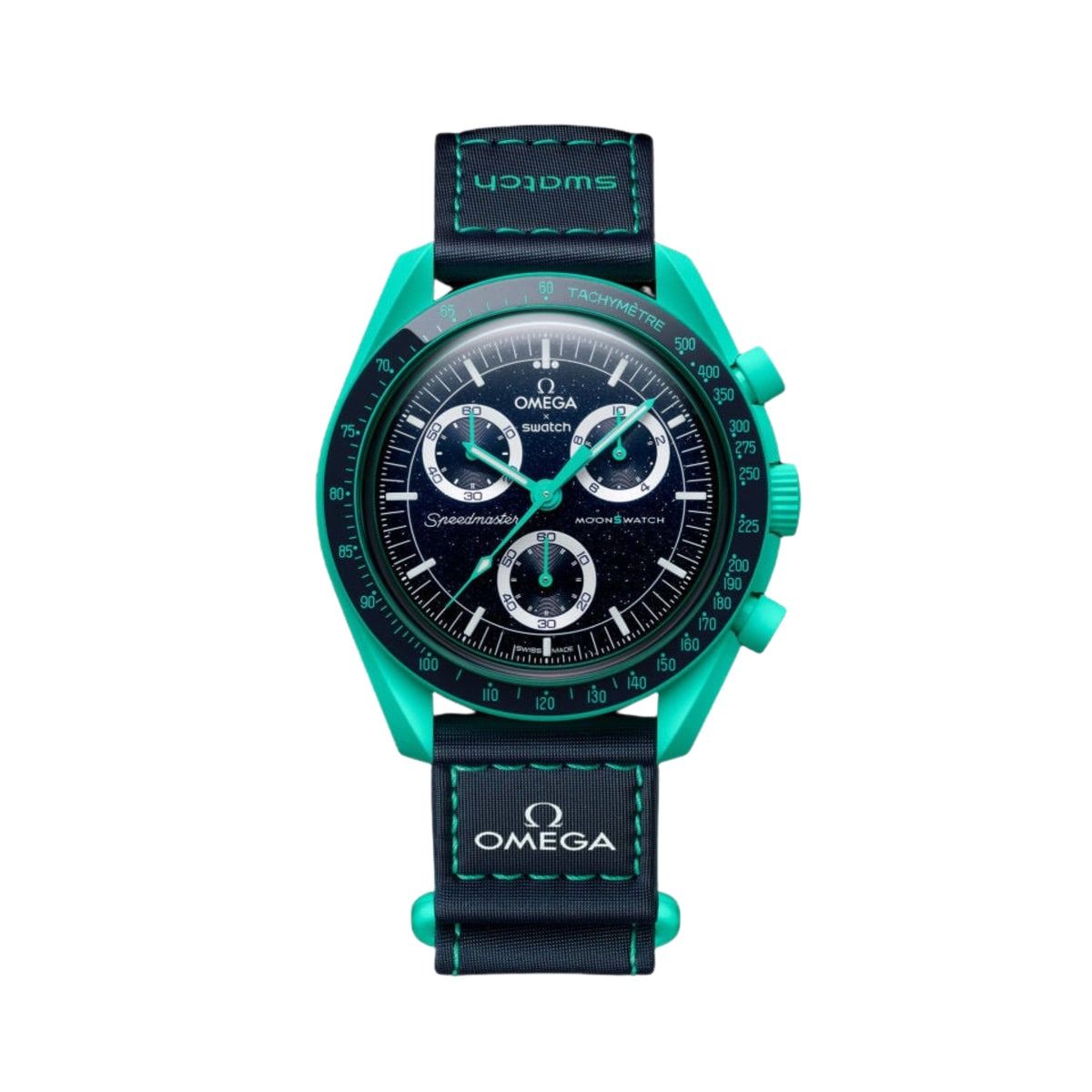 Swatch x Omega Bioceramic Moonswatch Mission On Earth Polar Lights - OnSize