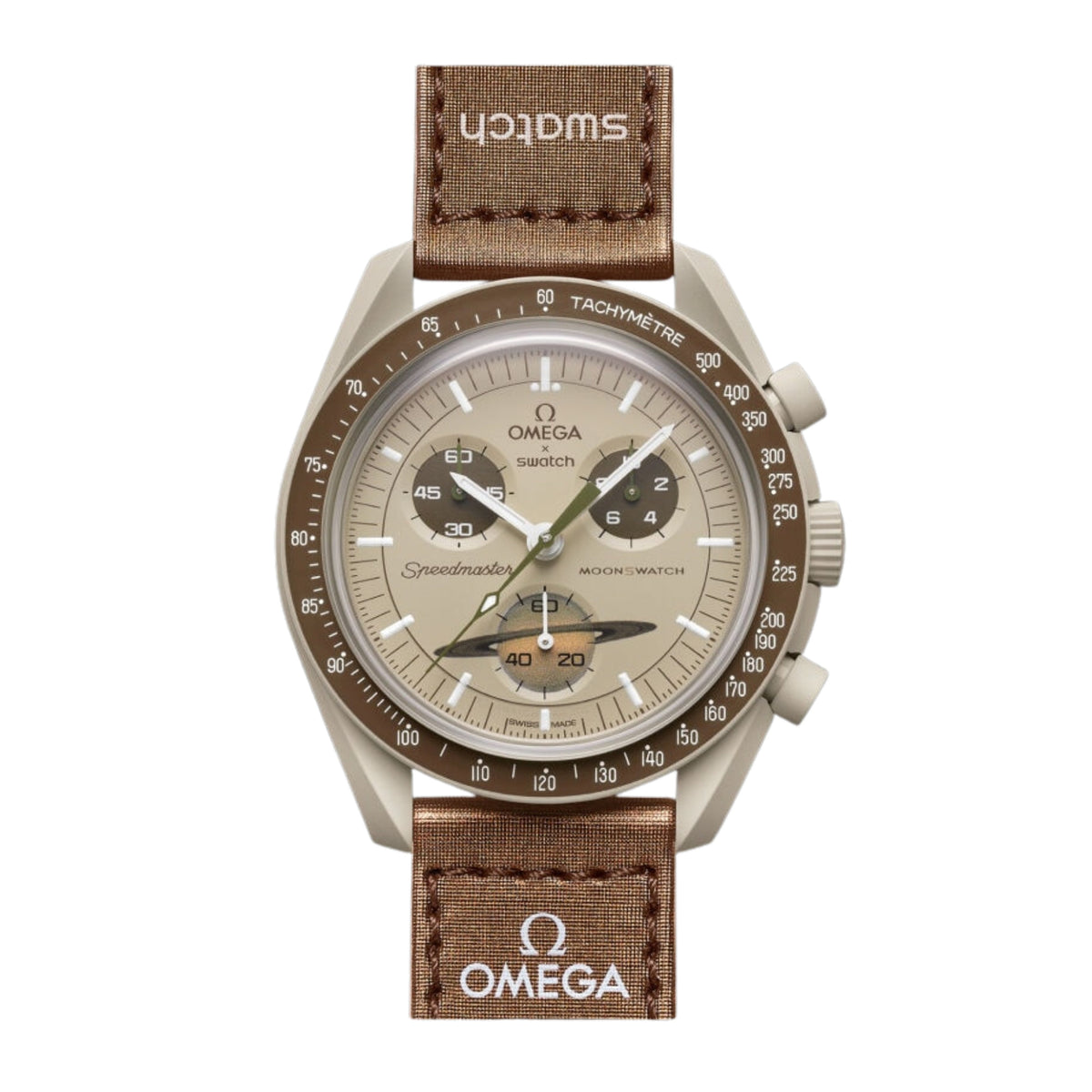 Swatch x Omega Bioceramic Moonswatch Mission To Saturn - OnSize